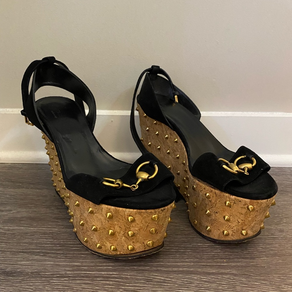 SOLD GUCCI WEDGES